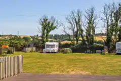 Fully Serviced Grass Pitches at Parkland Caravan and Camping Site
