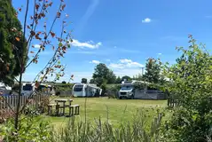 Fully serviced grass pitches