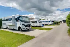 Electric Hardstanding Super Pitches at Parkland Caravan and Camping Site