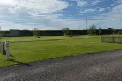 Electric Grass Pitches at Warcombe Farm Camping Park