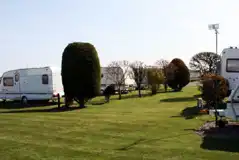 Electric Hardstanding Pitches at Seacote Caravan Park