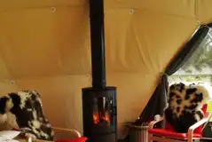 Nature dome wood burner 