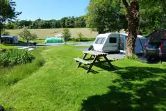All Weather Tent Pitches at Garlieston Lodge Campsite