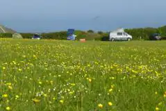 Sea View Grass Pitches at Trevellas Manor Farm Caravan and Campsite