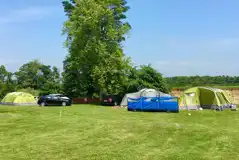 Standard Non Electric Grass Pitches (Island's Riverside Meadow) at Sleningford Watermill Caravan and Camping Park