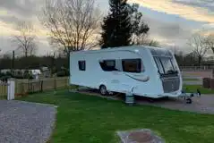 Fully Serviced Hardstanding Pitches at Minnows Touring Park