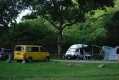 Electric Reinforced Grass Pitches at Llyn Gwynant Campsite