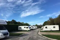 Electric Hardstanding Pitches at Callow Top Holiday Park