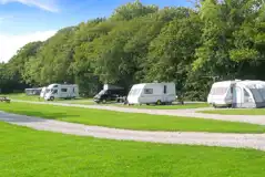 Fully Serviced Hardstanding Pitches at Castle Brake Holiday Park