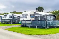 Fully Serviced Grass Pitches at Polmanter Touring Park