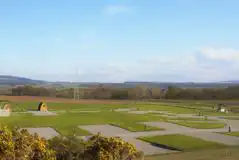 Electric Hardstanding Pitches at Barrow Campsite Nairn