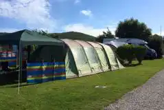 Fully Serviced Grass Pitches at Trevalgan Touring Park