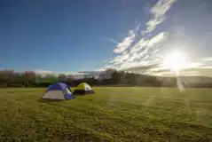 Non Electric Grass Tent Pitches at Lilliardsedge Holiday Park and Golf Course