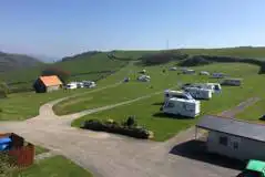Grass Pitches at Higher Rew Camping and Touring Caravan Park