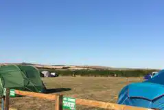 Electric Grass Pitches at Buckland Campsite