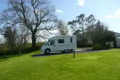 Electric Hardstanding Pitches at Criffel View Caravan Site
