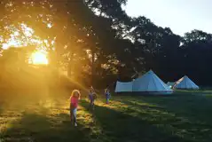 Owl's Retreat Bell Tents at Mannington Hall