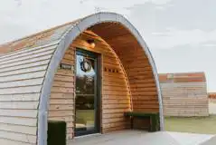 Luxury Glamping Pods at Doxford Farm Camping