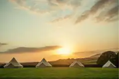 Bell Tents at Doxford Farm Camping