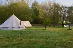 Bell Tents at Hopton Court Estate