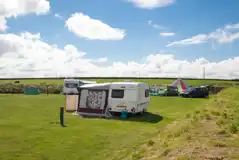 Electric Grass Pitches (The Paddock) at Nolton Cross Caravan Park