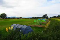 Electric Grass Pitches at Waenfechan Glamping and Camping