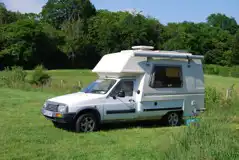 Electric Grass Pitches at Hare and Hounds Campsite