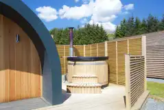 Superior Pods With Hot Tubs (Pet Free) at Loch Tay Highland Lodges