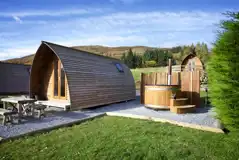 Premium Glamping Pods With Hot Tubs at Loch Tay Highland Lodges