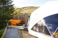 Camping Domes With Hot Tub at Loch Tay Highland Lodges