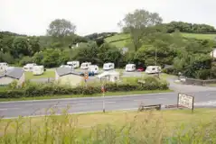 Electric Hardstanding Pitches at Argoed Meadow Camping and Caravan Site