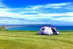 Non Electric Grass Pitches at Treheli Farm