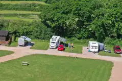 Electric Grass and Gravel Pitches at Oakmoor Touring Park