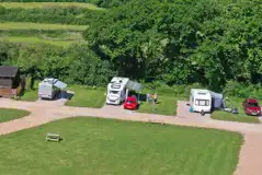 Hardstanding electric gravel pitches at Oakmoor Touring Park Hardstanding electric gravel pitches at Oakmoor Touring Park
