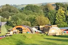 Grass Pitches (Optional Electric) at Broad Park Camping and Glamping Certificated Site