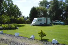 Grass Pitches at Tollerton Caravan Park