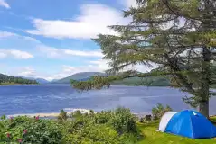 Medium Non Electric Grass Tent Pitches  at Linnhe Lochside Holidays