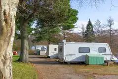 Small Electric Hardstanding Touring Pitches at Linnhe Lochside Holidays
