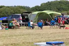 Non Electric Grass Tent Pitches at Lepe Meadows Campsite