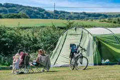 Non Electric Grass Tent Pitches at Ninham Country Holidays