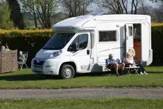 Large Electric Grass Motorhome Pitches  at Ninham Country Holidays