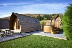 Premium Glamping Pods With Hot Tubs (Pet Friendly) at Loch Tay Highland Lodges