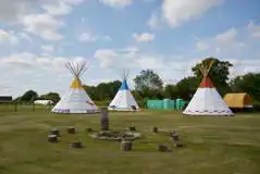 Tipis at Fuzzy's Farm