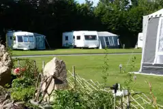 Electric Grass and Gravel Pitches at Eden Valley Holiday Park