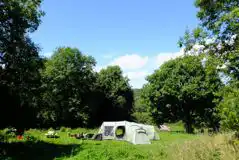 Woodland Pitches at Bôn Camping Certificated Site