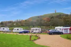 Electric Hardstanding Touring Pitches at Glastonbury Cottages and Caravanning Certificated Site