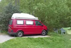 Non Electric Grass Campervan Pitches at North Lees Campsite