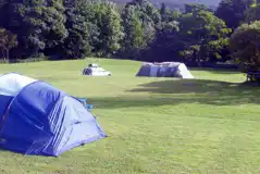 Electric Grass Camping Pitches at Aysgarth Falls Hotel and Campsite