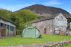 Non Electric Grass Pitches at Wild Wool Barn