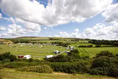 Electric Grass Pitches (Main Field) at Freshwater Beach Holiday Park